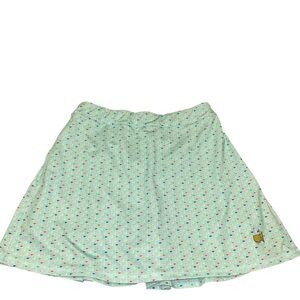 Masters Kids Girl Golf Tournament Skort logo print all over size Large L stretch